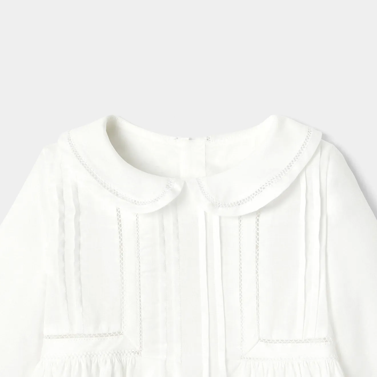 Jacadi Kleider>Festliches langes Kleid für Mädchen JACADI WEISS