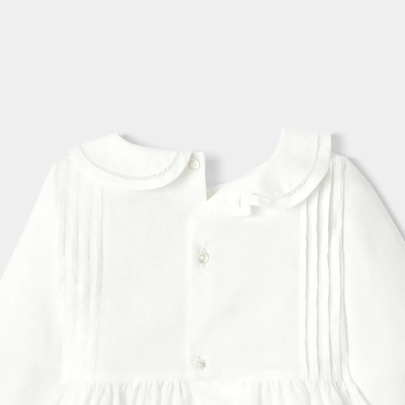 Jacadi Kleider>Festliches langes Kleid für Mädchen JACADI WEISS