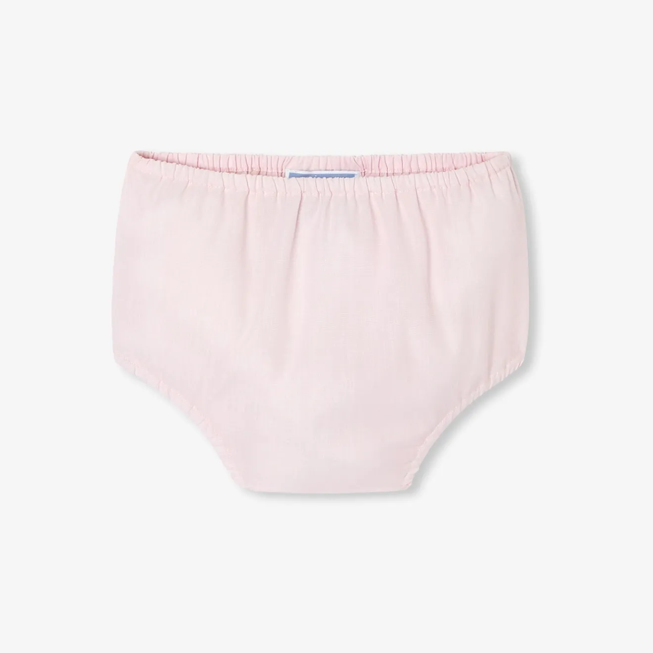 Jacadi Kleider>Fil-à-Fil-Kleid für Mädchen ROSA/WEISS