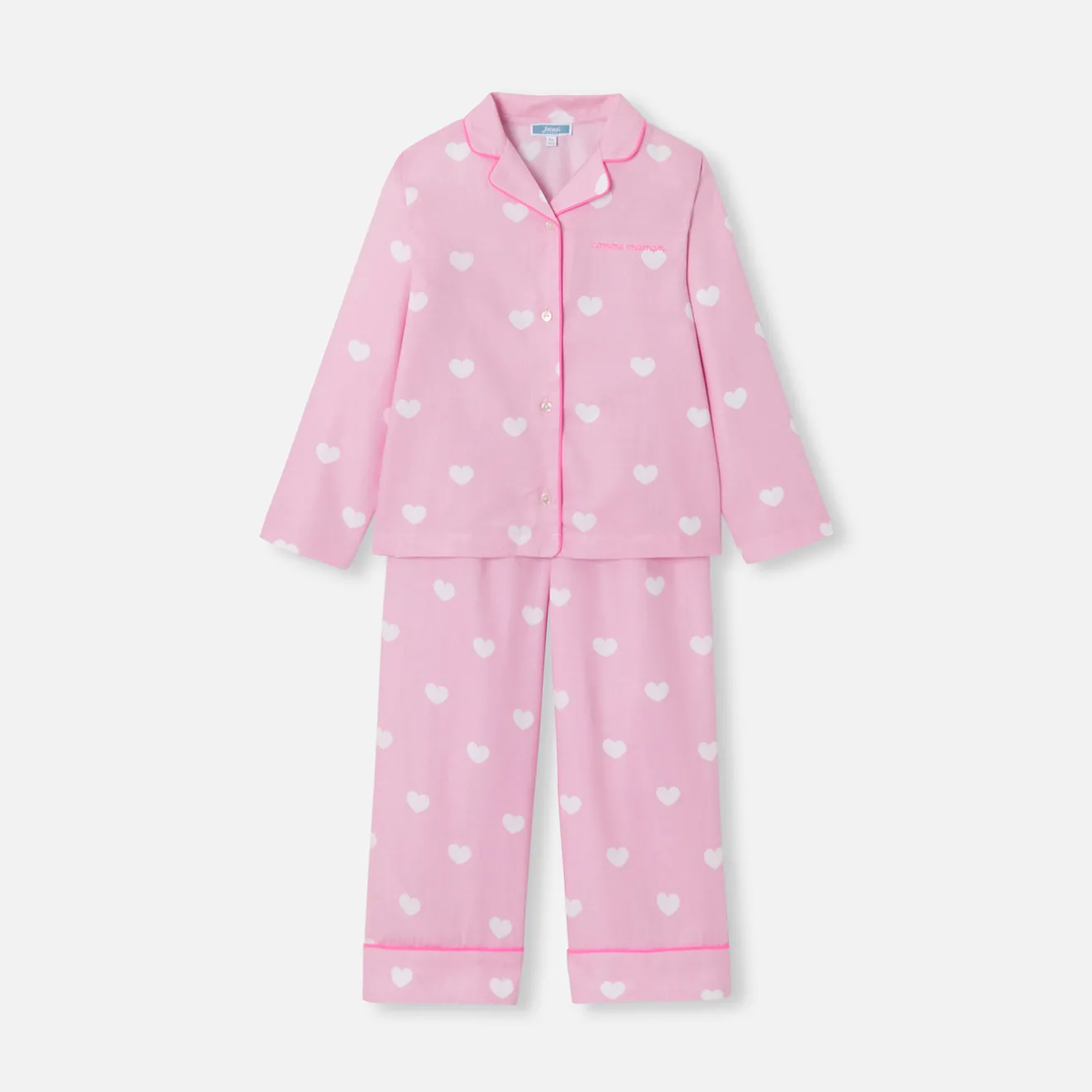 Jacadi Schlafanzüge & Nachthemden>Flanell-Pyjama für Mädchen ROSA