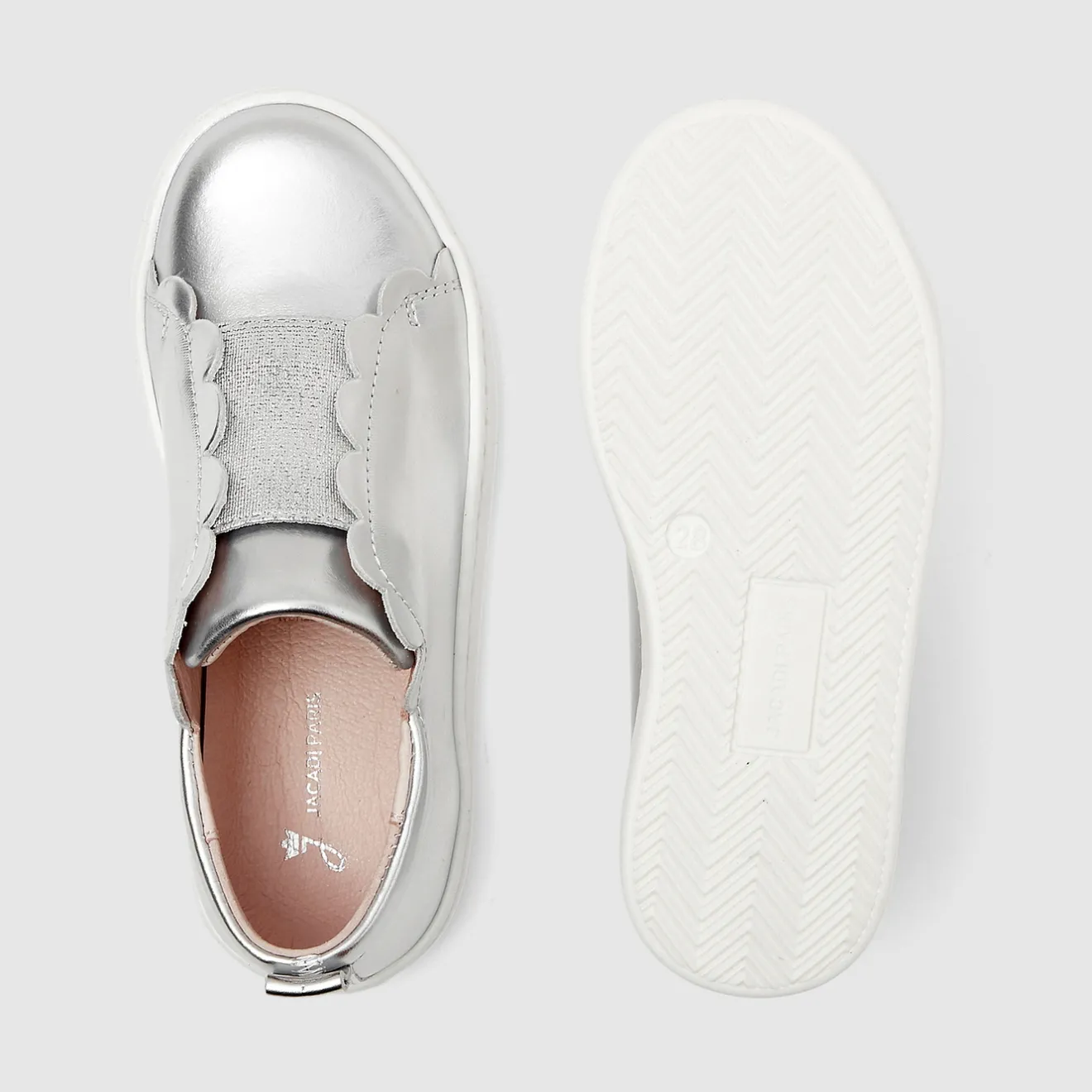 Jacadi Sneakers>Freizeitsneakers für Mädchen SILBER