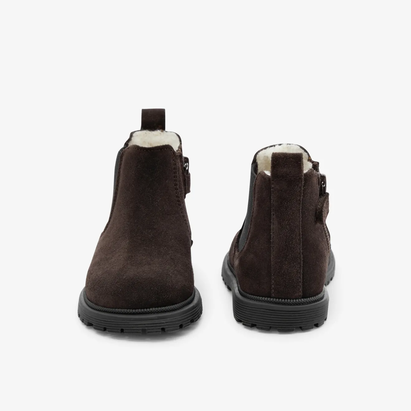 Jacadi Gefütterte Schuhe|Boots>Gefütterte Chelsea-Boots für Jungen BRAUN