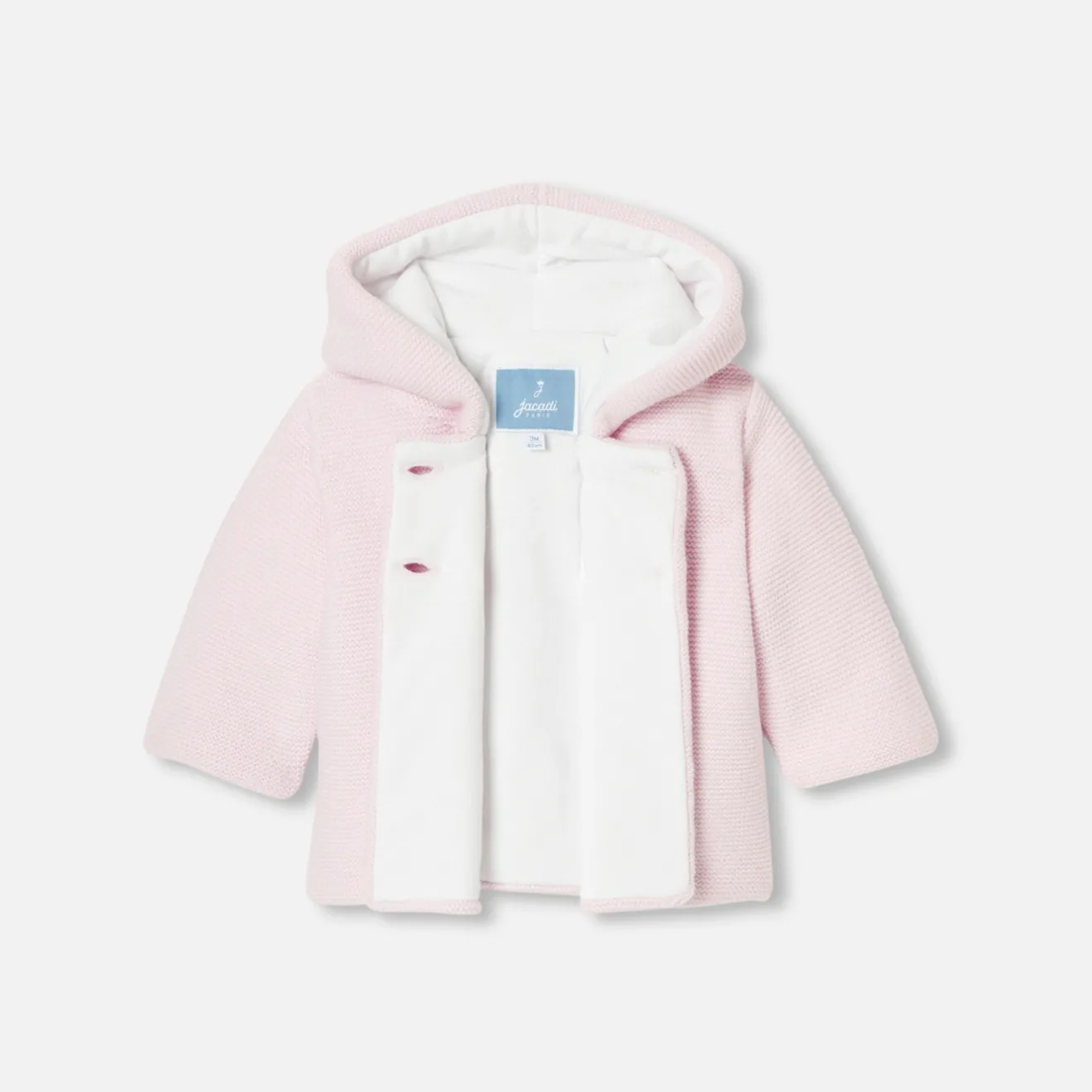Jacadi Jacken & Mäntel|Schneeanzüge & Jacken>Gefütterte Jacke für Baby Mädchen ROSA BLASS JACADI