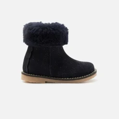Jacadi Stiefeletten|Gefütterte Schuhe>Gefütterte Mädchen-Stiefeletten MARINEBLAU JACADI