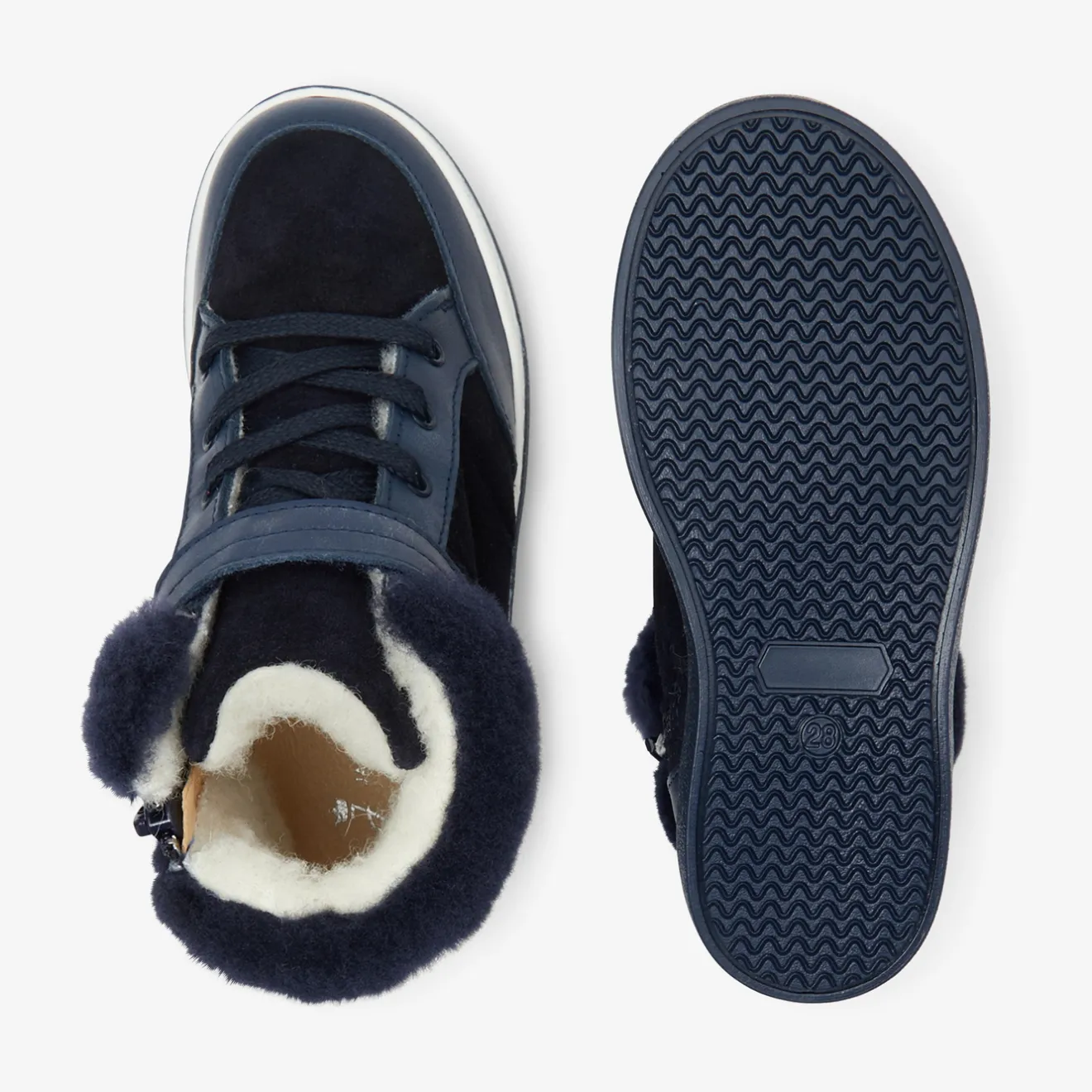 Jacadi Sneakers|Gefütterte Schuhe>Gefütterte Sneakers für Jungen MARINEBLAU JACADI