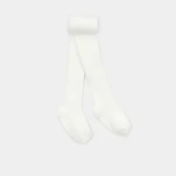 Jacadi Accessoires>Gerippte Strumpfhose WEICHES JACADI WEISS