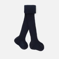 Jacadi Accessoires|Socken, Strumpfhosen Und Stiefelchen>Gerippte Strumpfhosen für Mädchen MARINEBLAU JACADI