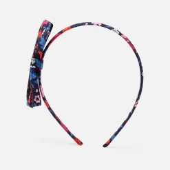Jacadi Haar-Accessoires|Accessoires>Haarreif aus Liberty-Stoff für Mädchen MARINEBLAU/MEHRFARBIG