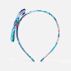Jacadi Haar-Accessoires|Accessoires>Haarreif aus Liberty-Stoff für Mädchen ROSA/GRÜN