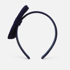 Jacadi Haar-Accessoires|Accessoires>Haarreif mit Samtschleife MARINEBLAU JACADI