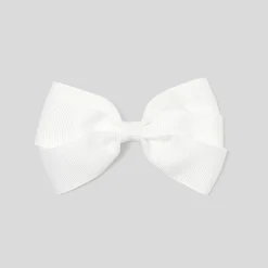 Jacadi Haar-Accessoires|Accessoires>Haarspange mit großer Schleife für Mädchen JACADI WEISS