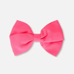 Jacadi Haar-Accessoires|Accessoires>Haarspange mit Taftschleife für Mädchen NEON ROSA