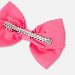Jacadi Haar-Accessoires|Accessoires>Haarspange mit Taftschleife für Mädchen NEON ROSA