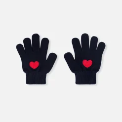 Jacadi Mützen, Schale Und Handschuhe>Handschuhe für Mädchen MARINEBLAU/ROT