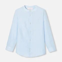 Jacadi Hemden>Hemd aus Leinen für Jungen STOFFBLAU