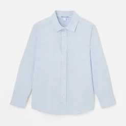 Jacadi Hemden>Hemd aus Oxfordstoff für Jungen BLAU/WEISS