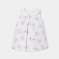 Jacadi Kleider>Hängekleid aus Baumwollpiqué für Mädchen WEISS/MEHRFARBIG