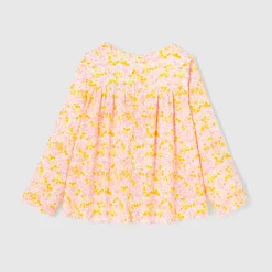 Jacadi Blusen>Liberty x Tohana Bluse für Mädchen GELB/ MEHRFARBIG