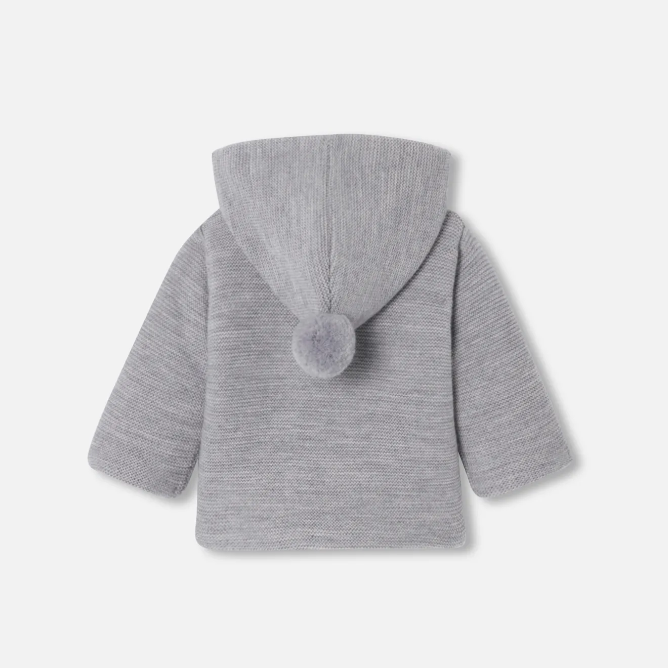 Jacadi Jacken & Mäntel|Jacken & Mäntel>Jacke für Babys aus Strick GRAU MELIERT HELL JACADI