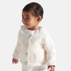 Jacadi Pullover, Sweatshirts, Strickjacken>Jäckchen aus Fleece Kleinkind Mädchen WEICHES JACADI WEISS