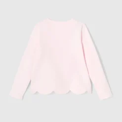 Jacadi Pullover, Sweatshirts, Strickjacken>Jäckchen aus Molton für Mädchen ROSA PUDER JACADI