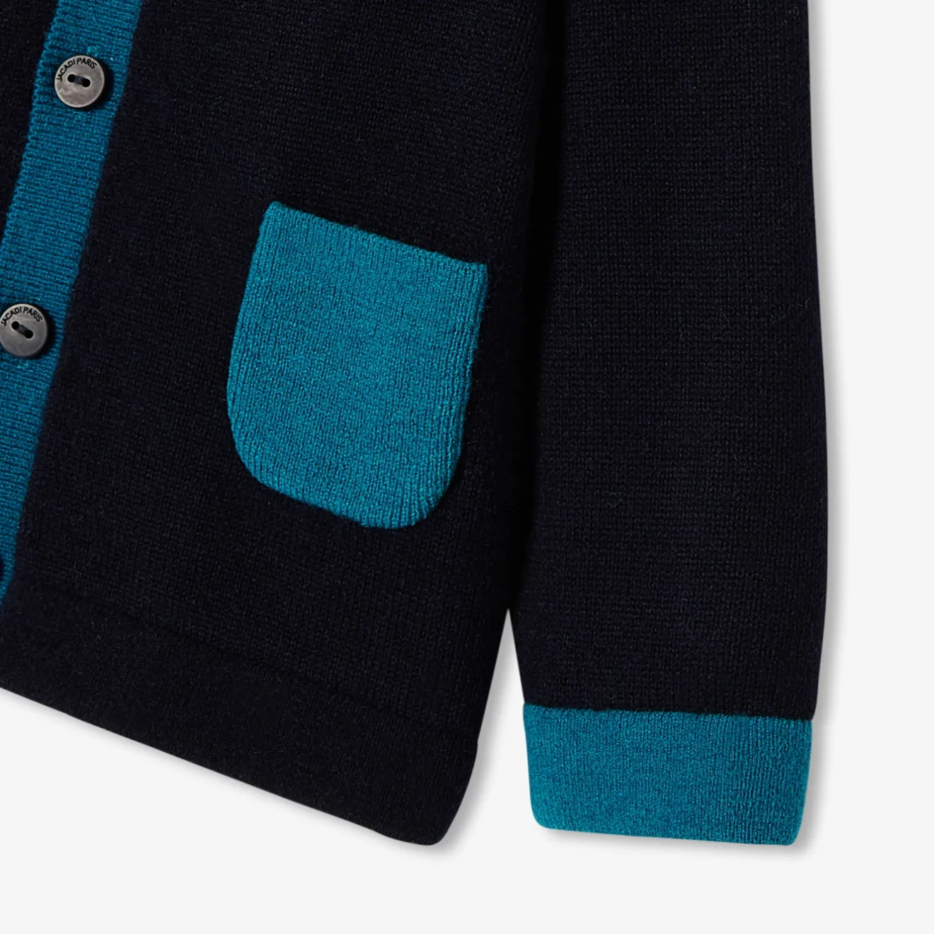 Jacadi Pullover, Sweatshirts, Strickjacken>Jäckchen Colorblock Kleinkind Junge MARINEBLAU JACADI