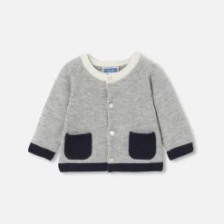 Jacadi Pullover & Cardigans>Jäckchen für Baby Jungen GRAU/MEHRFARBIG