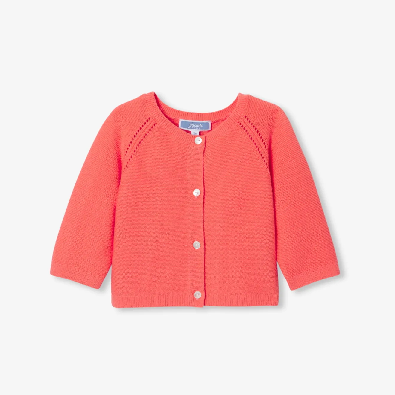 Jacadi Pullover & Cardigans>Jäckchen im Krausstrick für Mädchen