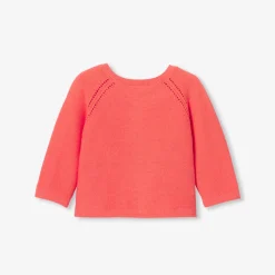 Jacadi Pullover & Cardigans>Jäckchen im Krausstrick für Mädchen