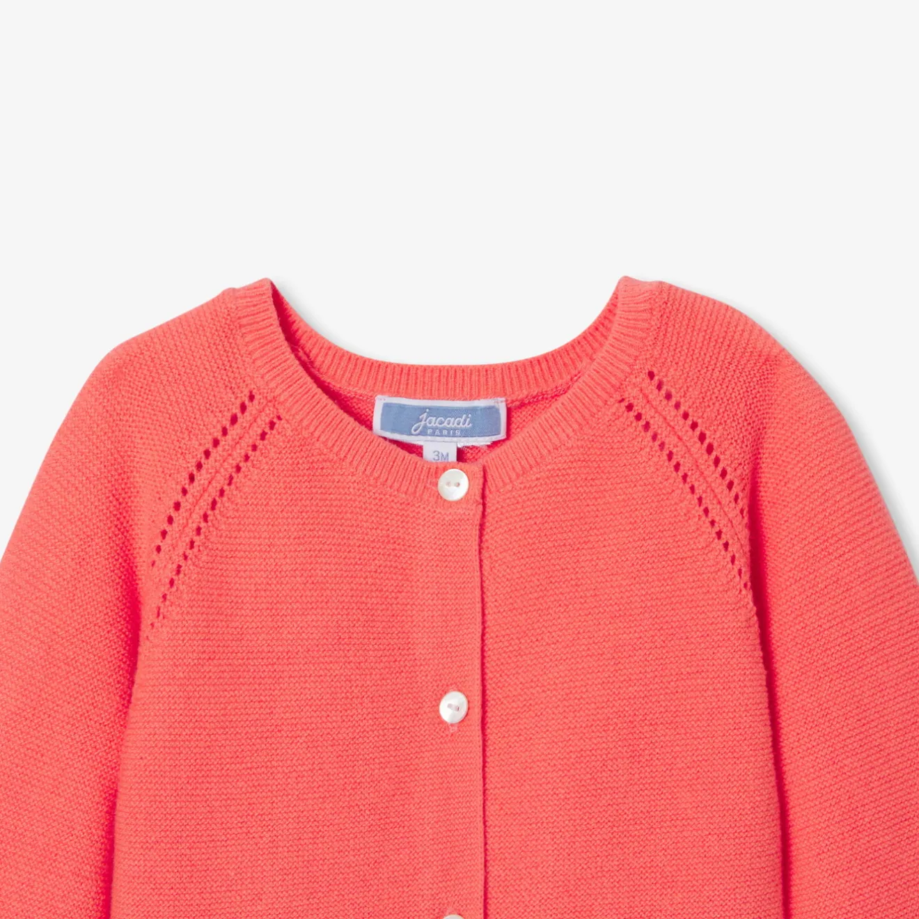 Jacadi Pullover & Cardigans>Jäckchen im Krausstrick für Mädchen