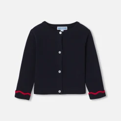 Jacadi Pullover, Sweatshirts, Strickjacken>Jäckchen Kleinkind Mädchen MARINEBLAU JACADI