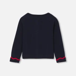Jacadi Pullover, Sweatshirts, Strickjacken>Jäckchen Kleinkind Mädchen MARINEBLAU JACADI
