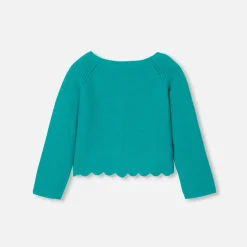 Jacadi Pullover, Sweatshirts, Strickjacken>Jäckchen Kleinkind Mädchen SMARAGDGRÜN
