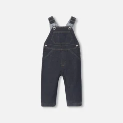 Jacadi Overalls, Latzhosen, Ensembles|Overalls, Latzhosen, Ensembles>Jeanslatzhose für Kleindkinder JEANSDUNKELBLAU
