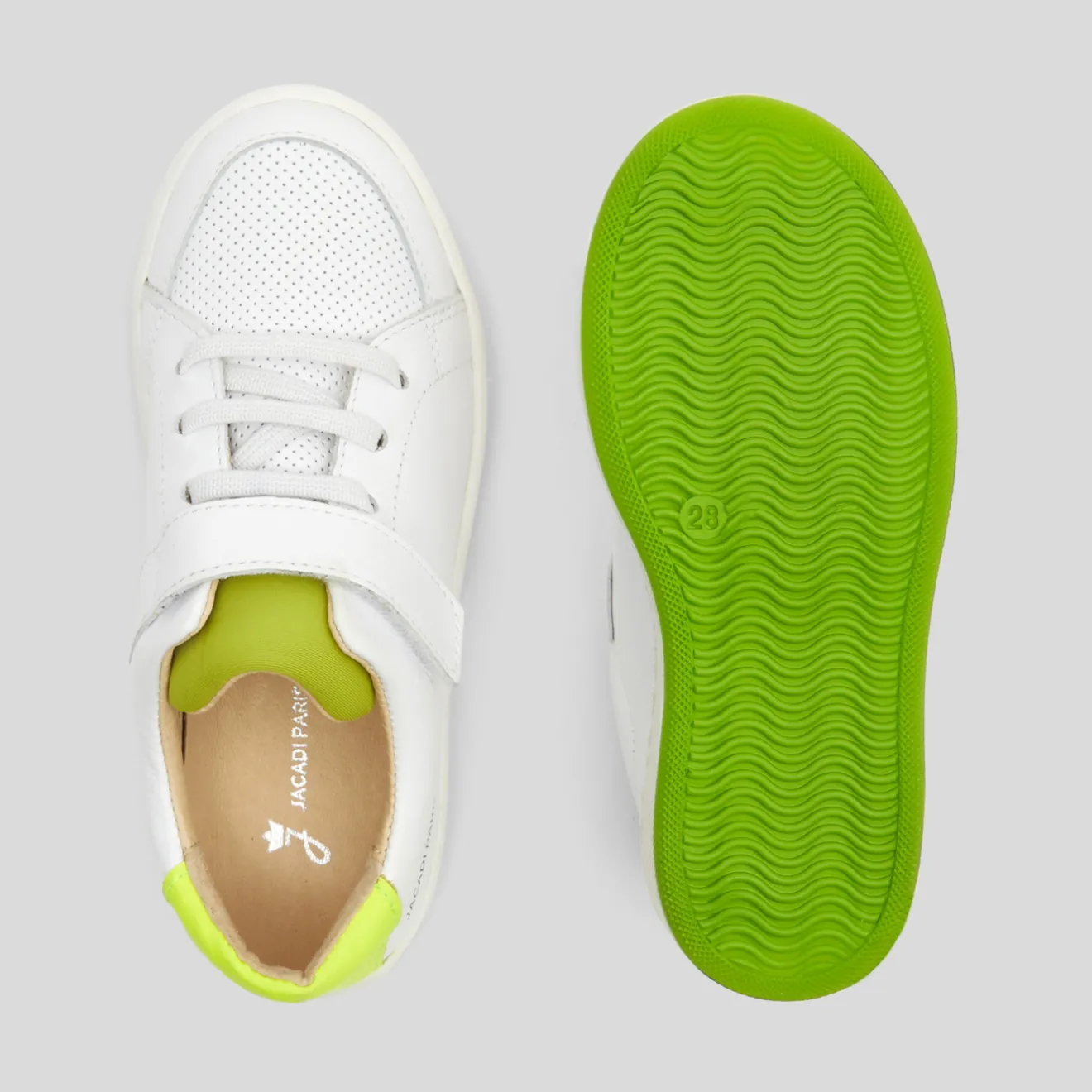 Jacadi Sneakers>Jungen-Sneakers WEISS/GELB