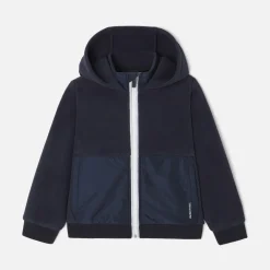 Jacadi Pullover, Sweatshirts, Strickjacken>Jungen-Sweatshirt aus Mikrofleece mit Reißverschluss MARINEBLAU JACADI