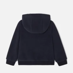 Jacadi Pullover, Sweatshirts, Strickjacken>Jungen-Sweatshirt aus Mikrofleece mit Reißverschluss MARINEBLAU JACADI