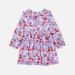 Jacadi Kleider>Kleid aus Liberty-Stoff für Mädchen WEISS/MEHRFARBIG
