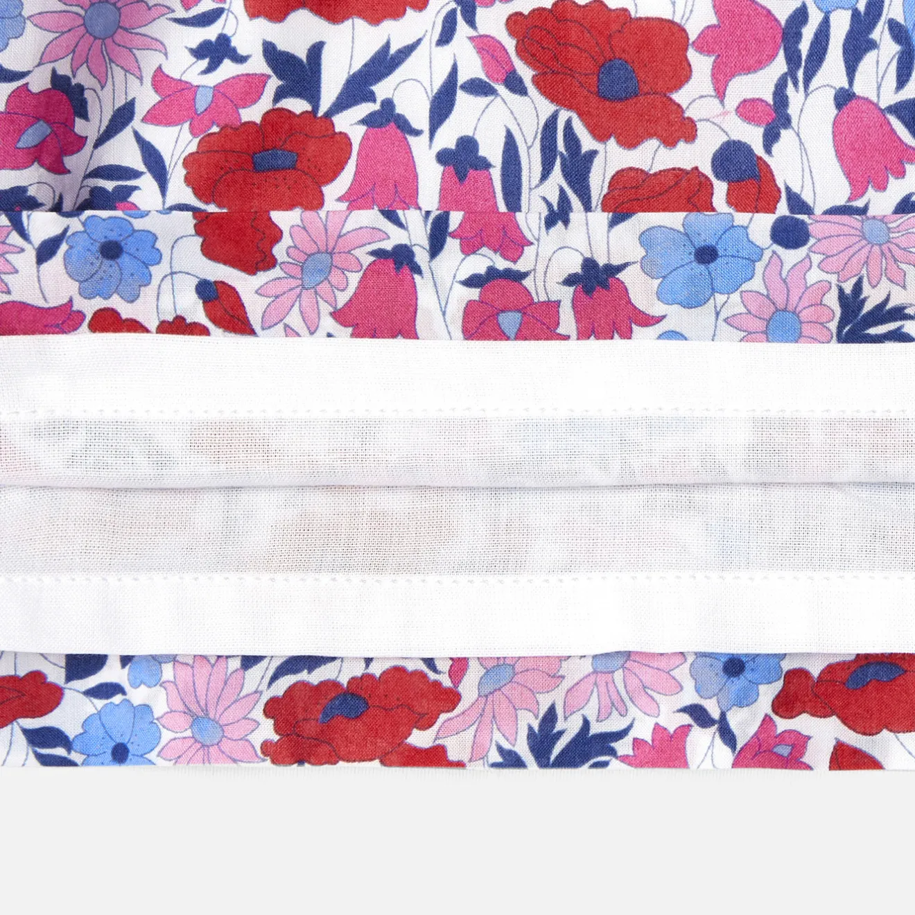 Jacadi Kleider>Kleid aus Liberty-Stoff für Mädchen WEISS/MEHRFARBIG