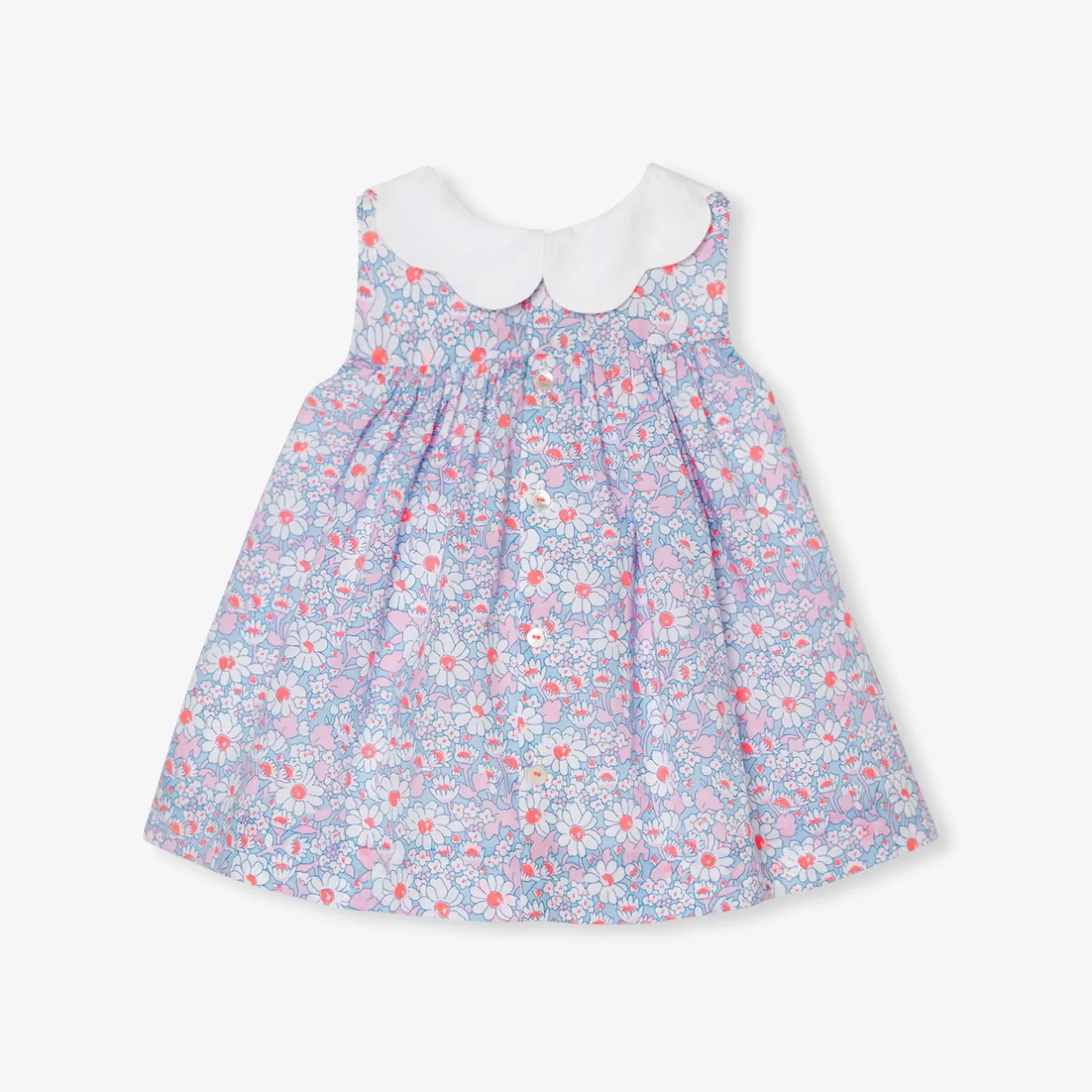 Jacadi Kleider>Kleid aus Liberty-Stoff für Mädchen MEHRFARBIG