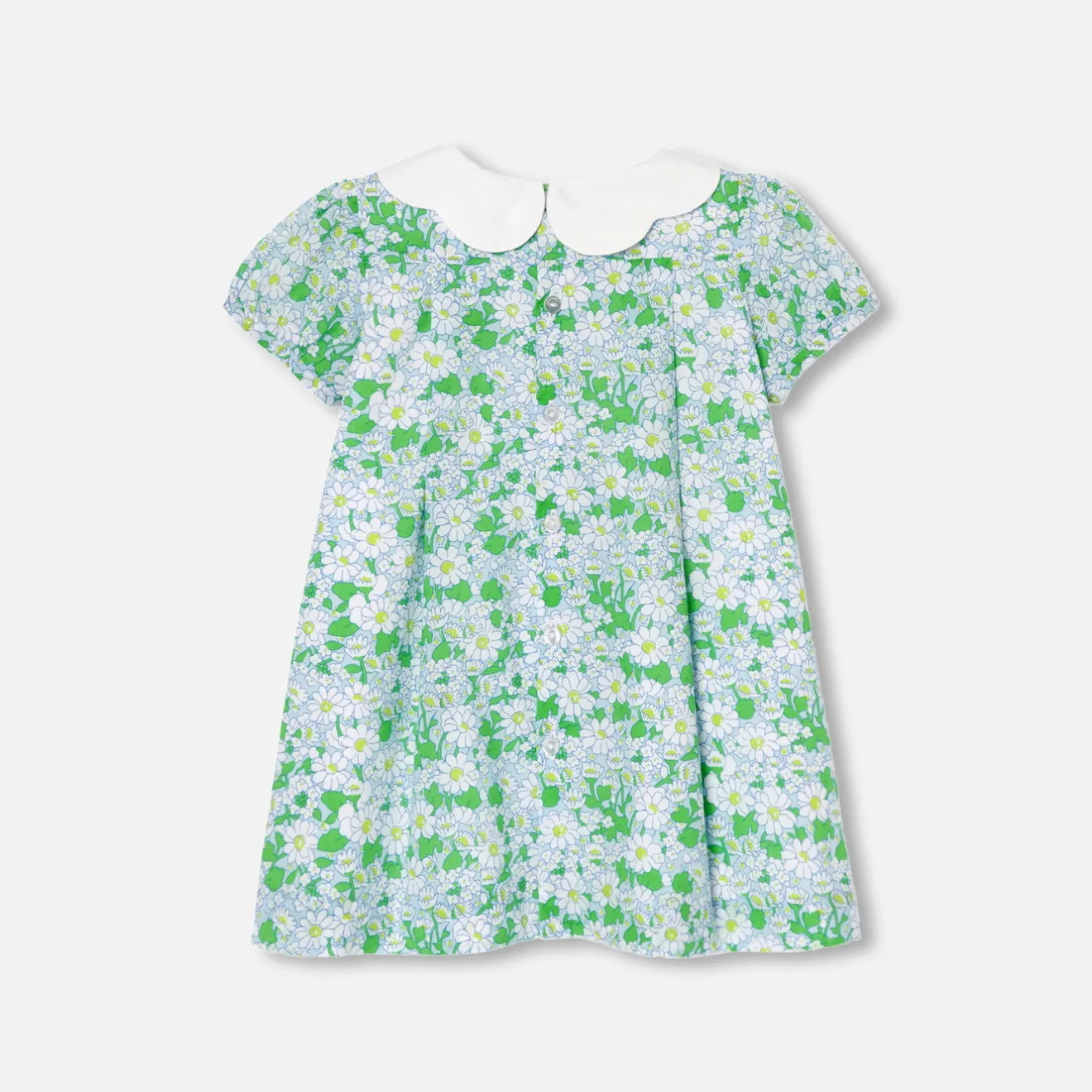 Jacadi Kleider>Kleid aus Liberty-Stoff Kleinkind Mädchen WEISS/MEHRFARBIG