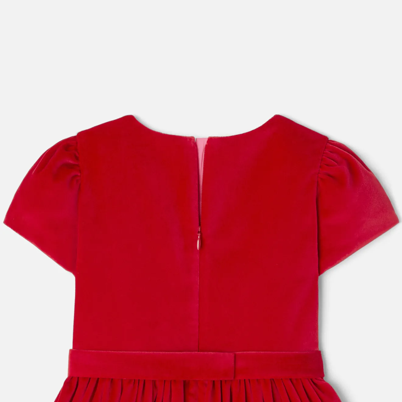 Jacadi Kleider & Röcke>Kleid aus Samt für Mädchen MOHNROT