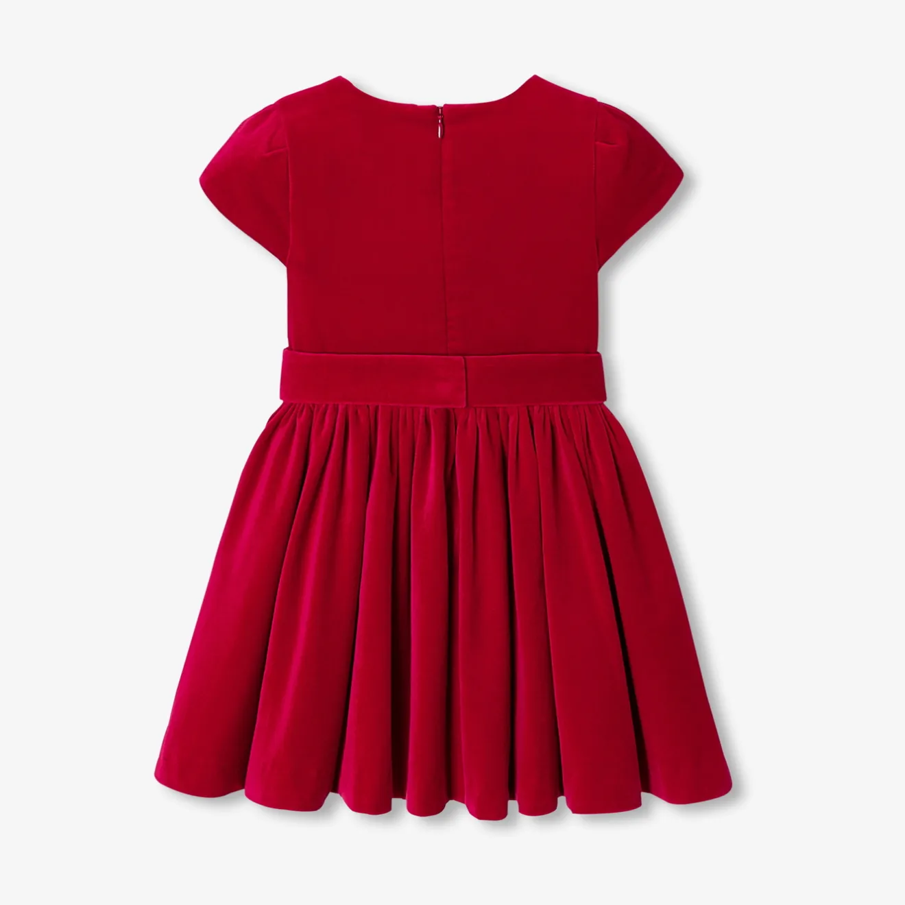 Jacadi Kleider & Röcke>Kleid aus Samt für Mädchen ROT JACADI