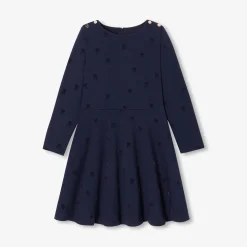 Jacadi Kleider & Röcke>Kleid für Mädchen aus Molton MARINEBLAU JACADI