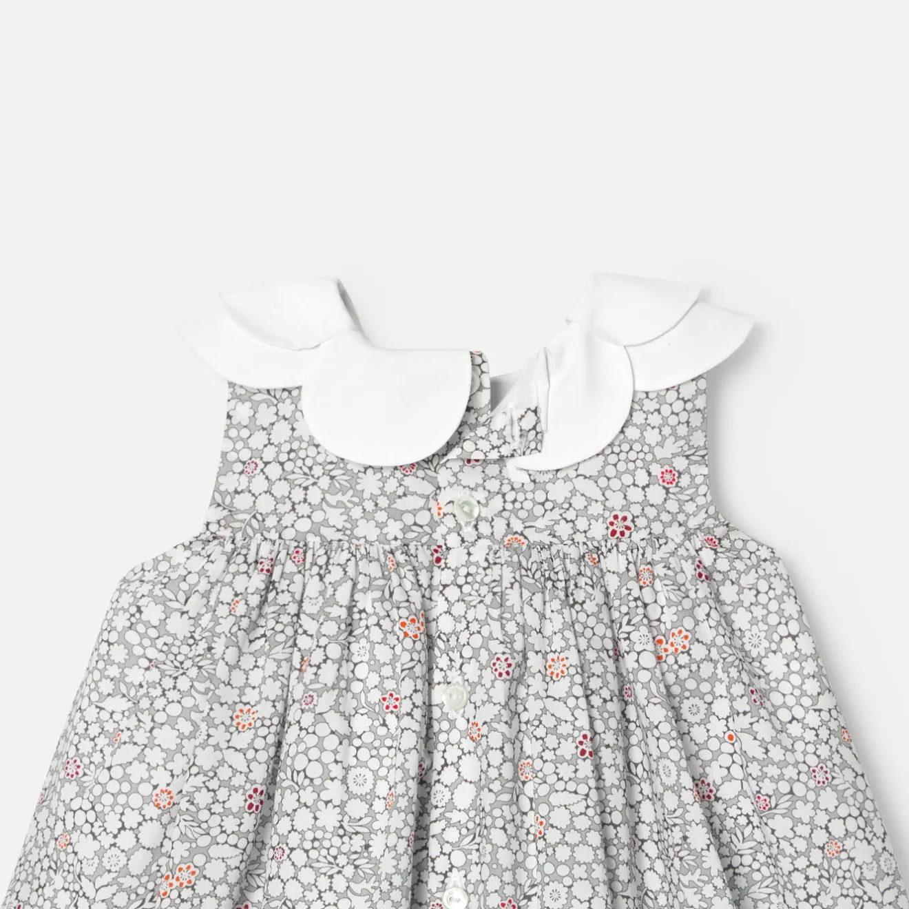 Jacadi Kleider>Kleid Mein erstes für Mädchen WEISS/MEHRFARBIG