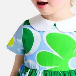 Jacadi Kleider>Kleid mit kurzen Ärmeln Kleinkind Mädchen WEISS/MEHRFARBIG