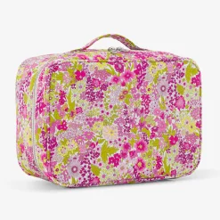 Jacadi Wickeltaschen & Kulturbeutel|Wickeltaschen & Kulturbeutel>Koffer aus Liberty-Stoff ROSA/MEHRFARBIG