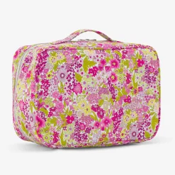 Jacadi Wickeltaschen & Kulturbeutel|Wickeltaschen & Kulturbeutel>Koffer aus Liberty-Stoff ROSA/MEHRFARBIG