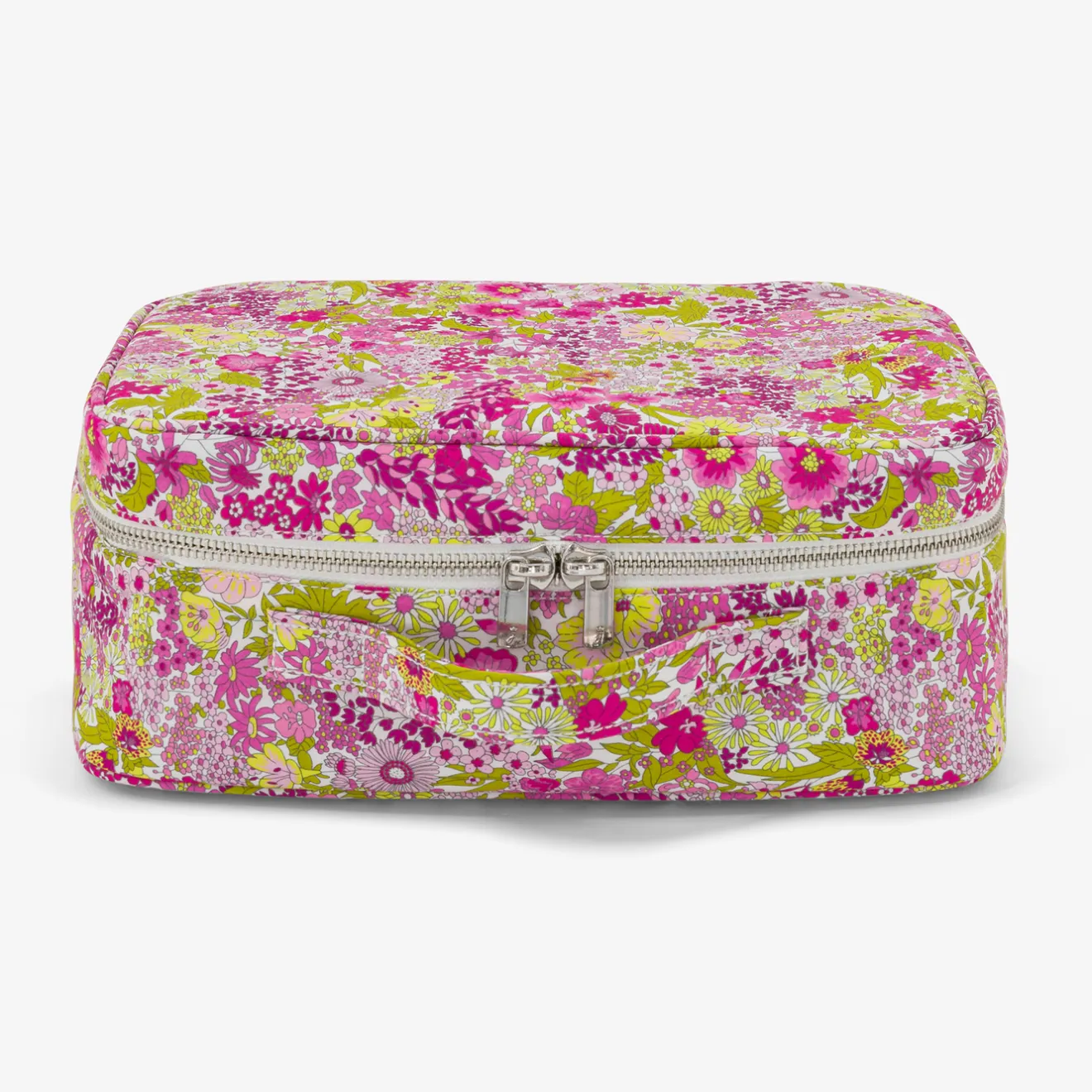Jacadi Wickeltaschen & Kulturbeutel|Wickeltaschen & Kulturbeutel>Koffer aus Liberty-Stoff ROSA/MEHRFARBIG