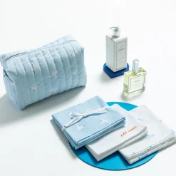 Jacadi Baden & Wickeln|Wickeltaschen & Kulturbeutel>Kulturbeutel WEISS/BLAU
